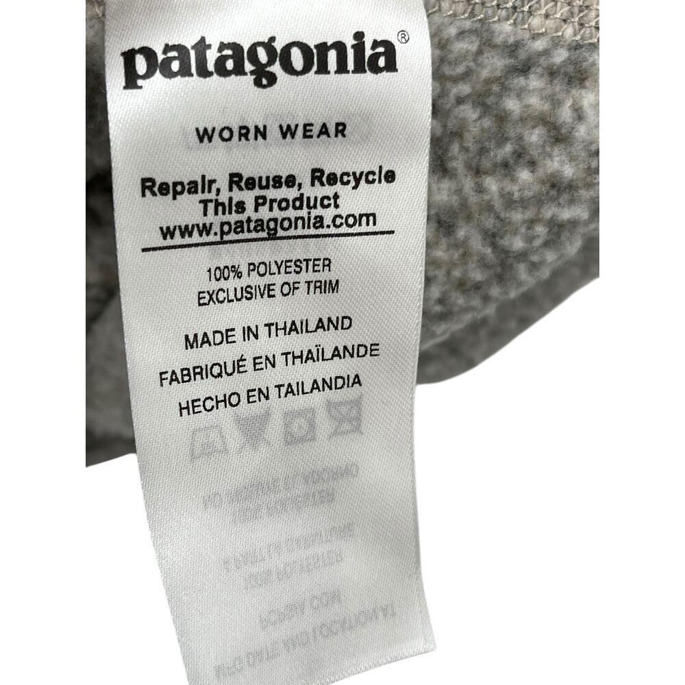 Patagonia Better Sweater 1/4 Zip Pullover Pelican Women’s Size Medium - Picture 9 of 11